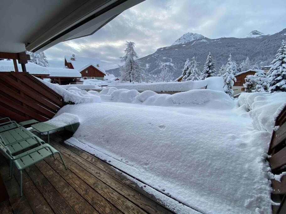 Appartement 4 Pers Grande Terrasse Vue Pistes Ski แซ็งต์-ชาเฟรย์ ภายนอก รูปภาพ