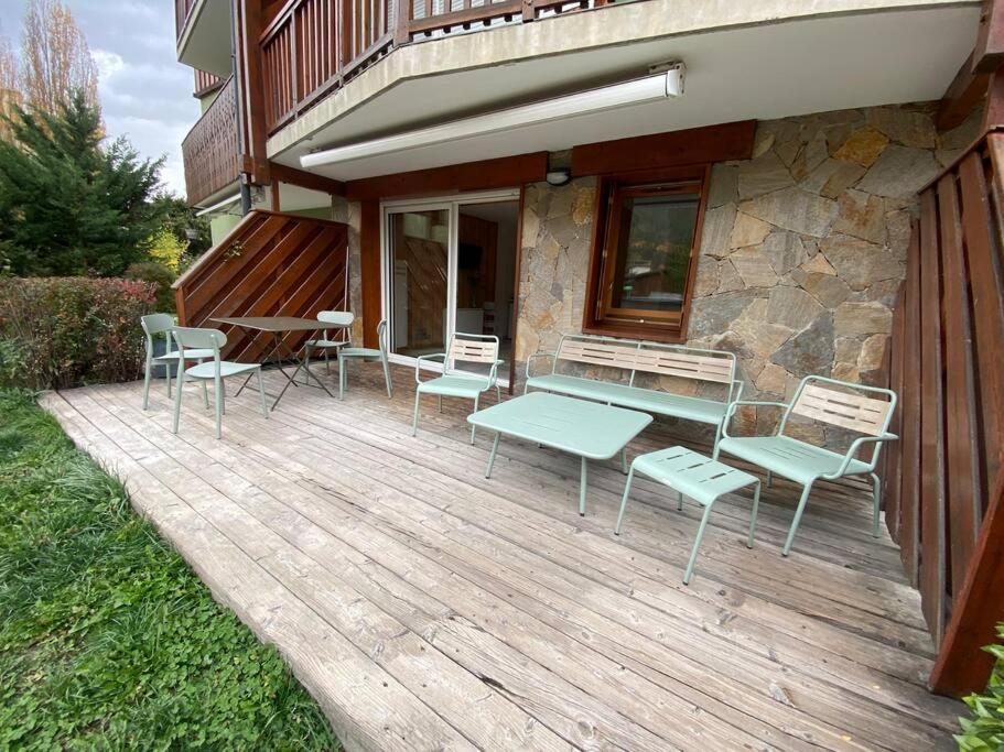Appartement 4 Pers Grande Terrasse Vue Pistes Ski แซ็งต์-ชาเฟรย์ ภายนอก รูปภาพ